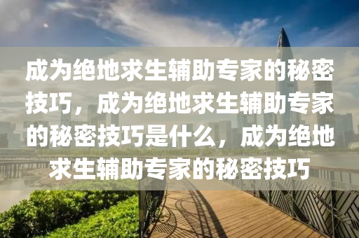 成为绝地求生辅助专家的秘密技巧，成为绝地求生辅助专家的秘密技巧是什么，成为绝地求生辅助专家的秘密技巧