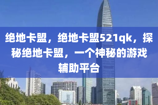 绝地卡盟，绝地卡盟521qk，探秘绝地卡盟，一个神秘的游戏辅助平台