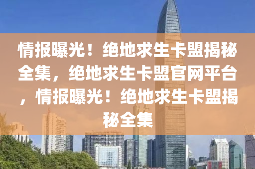 情报曝光！绝地求生卡盟揭秘全集，绝地求生卡盟官网平台，情报曝光！绝地求生卡盟揭秘全集