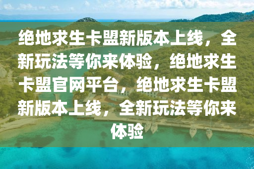 绝地求生卡盟新版本上线，全新玩法等你来体验，绝地求生卡盟官网平台，绝地求生卡盟新版本上线，全新玩法等你来体验