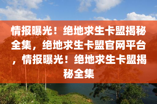 情报曝光！绝地求生卡盟揭秘全集，绝地求生卡盟官网平台，情报曝光！绝地求生卡盟揭秘全集