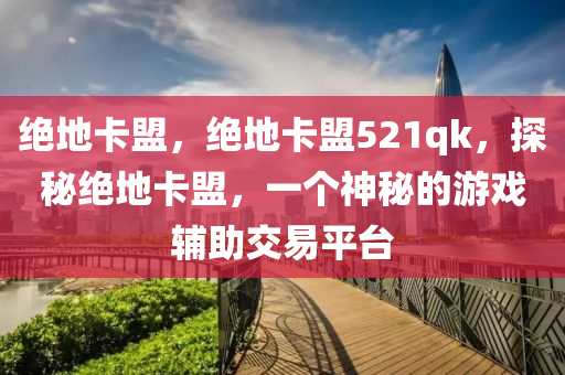 绝地卡盟，绝地卡盟521qk，探秘绝地卡盟，一个神秘的游戏辅助交易平台