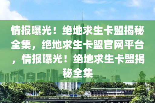 情报曝光！绝地求生卡盟揭秘全集，绝地求生卡盟官网平台，情报曝光！绝地求生卡盟揭秘全集