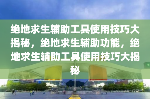 绝地求生辅助工具使用技巧大揭秘，绝地求生辅助功能，绝地求生辅助工具使用技巧大揭秘