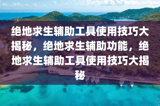 绝地求生辅助工具使用技巧大揭秘，绝地求生辅助功能，绝地求生辅助工具使用技巧大揭秘