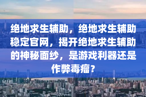 绝地求生辅助，绝地求生辅助稳定官网，揭开绝地求生辅助的神秘面纱，是游戏利器还是作弊毒瘤？