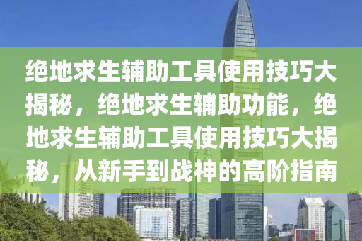 绝地求生辅助工具使用技巧大揭秘，绝地求生辅助功能，绝地求生辅助工具使用技巧大揭秘，从新手到战神的高阶指南