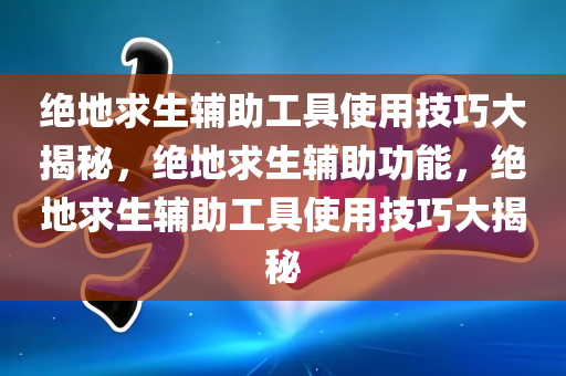 绝地求生辅助工具使用技巧大揭秘，绝地求生辅助功能，绝地求生辅助工具使用技巧大揭秘