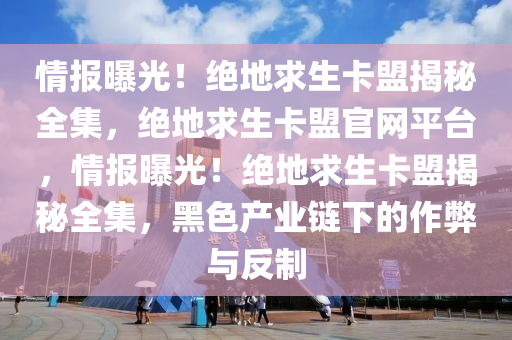 情报曝光！绝地求生卡盟揭秘全集，绝地求生卡盟官网平台，情报曝光！绝地求生卡盟揭秘全集，黑色产业链下的作弊与反制
