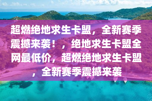 超燃绝地求生卡盟，全新赛季震撼来袭！，绝地求生卡盟全网最低价，超燃绝地求生卡盟，全新赛季震撼来袭