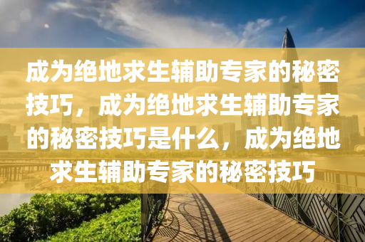成为绝地求生辅助专家的秘密技巧，成为绝地求生辅助专家的秘密技巧是什么，成为绝地求生辅助专家的秘密技巧