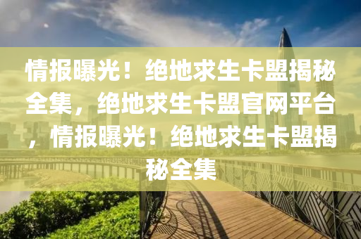 情报曝光！绝地求生卡盟揭秘全集，绝地求生卡盟官网平台，情报曝光！绝地求生卡盟揭秘全集