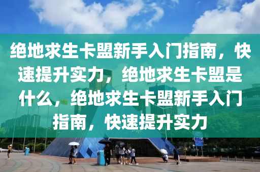 绝地求生卡盟新手入门指南，快速提升实力，绝地求生卡盟是什么，绝地求生卡盟新手入门指南，快速提升实力