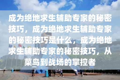 成为绝地求生辅助专家的秘密技巧，成为绝地求生辅助专家的秘密技巧是什么，成为绝地求生辅助专家的秘密技巧，从菜鸟到战场的掌控者