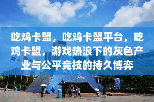 吃鸡卡盟，吃鸡卡盟平台，吃鸡卡盟，游戏热浪下的灰色产业与公平竞技的持久博弈