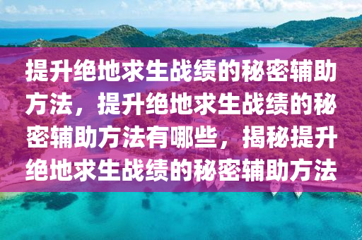 提升绝地求生战绩的秘密辅助方法，提升绝地求生战绩的秘密辅助方法有哪些，揭秘提升绝地求生战绩的秘密辅助方法