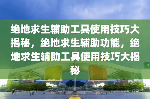 绝地求生辅助工具使用技巧大揭秘，绝地求生辅助功能，绝地求生辅助工具使用技巧大揭秘