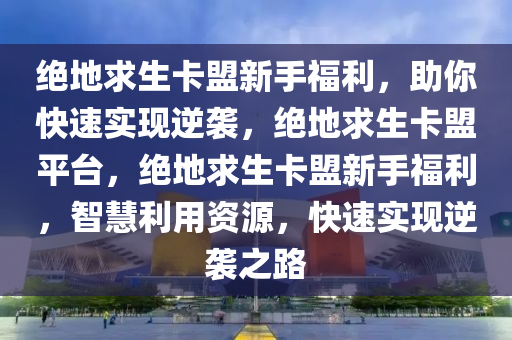 绝地求生卡盟新手福利，助你快速实现逆袭，绝地求生卡盟平台，绝地求生卡盟新手福利，智慧利用资源，快速实现逆袭之路