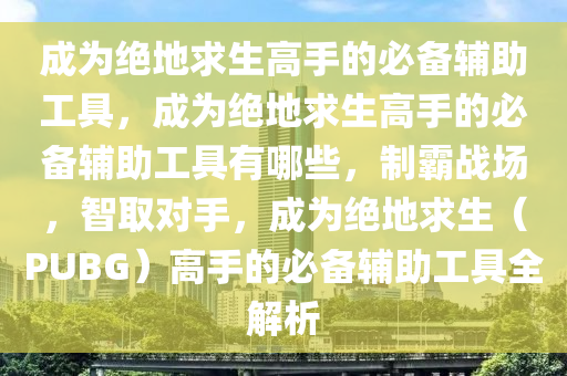 成为绝地求生高手的必备辅助工具，成为绝地求生高手的必备辅助工具有哪些，制霸战场，智取对手，成为绝地求生（PUBG）高手的必备辅助工具全解析